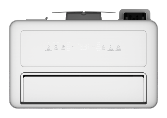 Aire acondicionado Split portátil MIDEA 8000BTU – Silencioso, Solo frío, Sin instalación