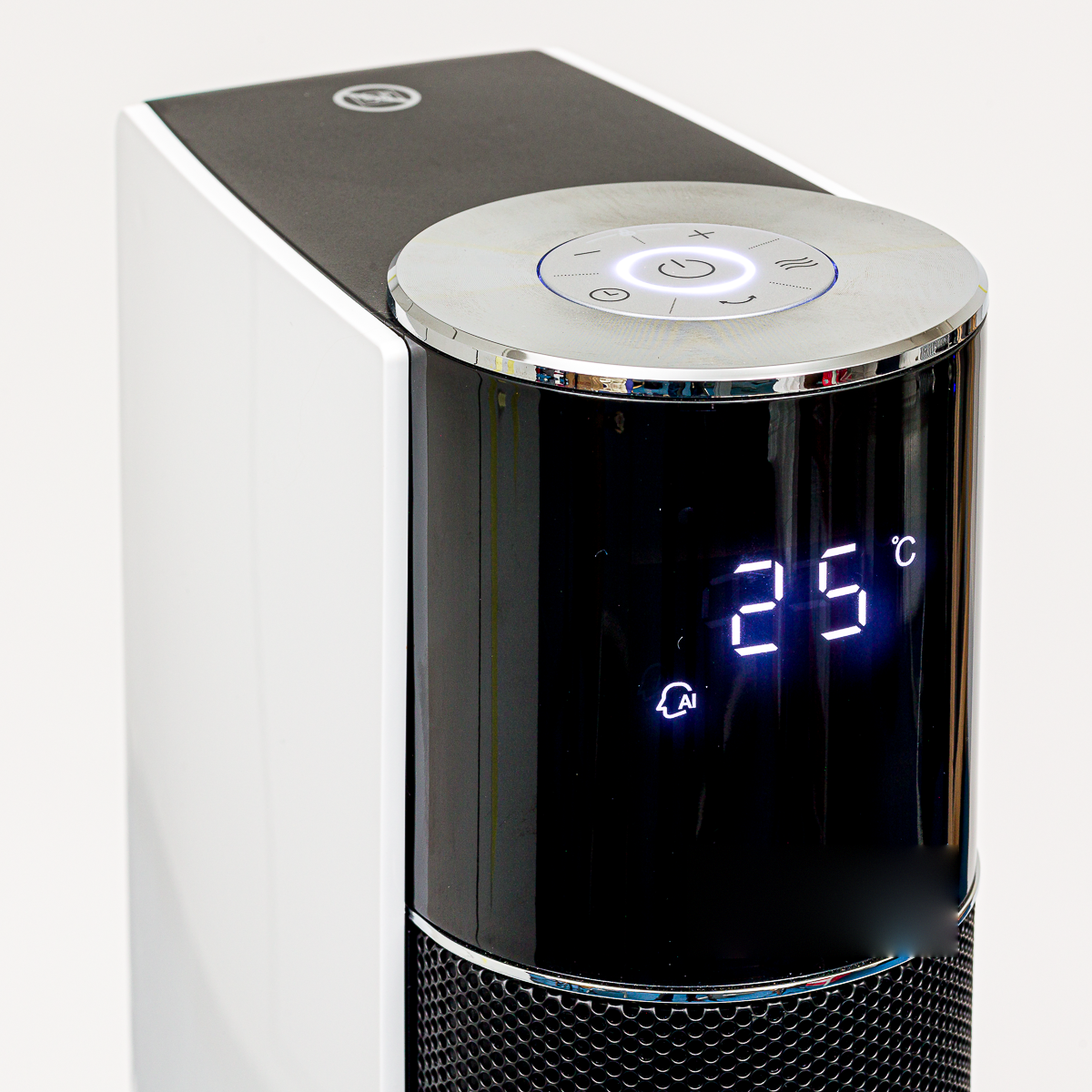 Calefactor portátil cerámico columna, negro & blanco OCE-C05-2200