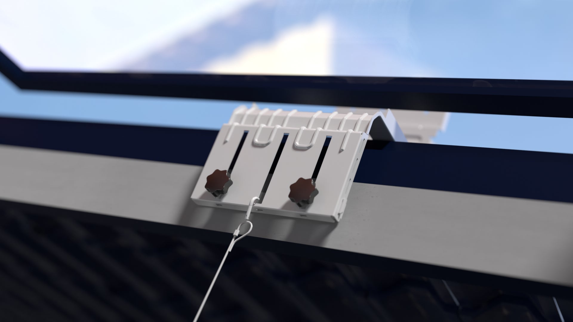 Soporte opcional MIDEA PortaSplit Aire acondicionado Split portátil para balcón francés/ventana de tejado