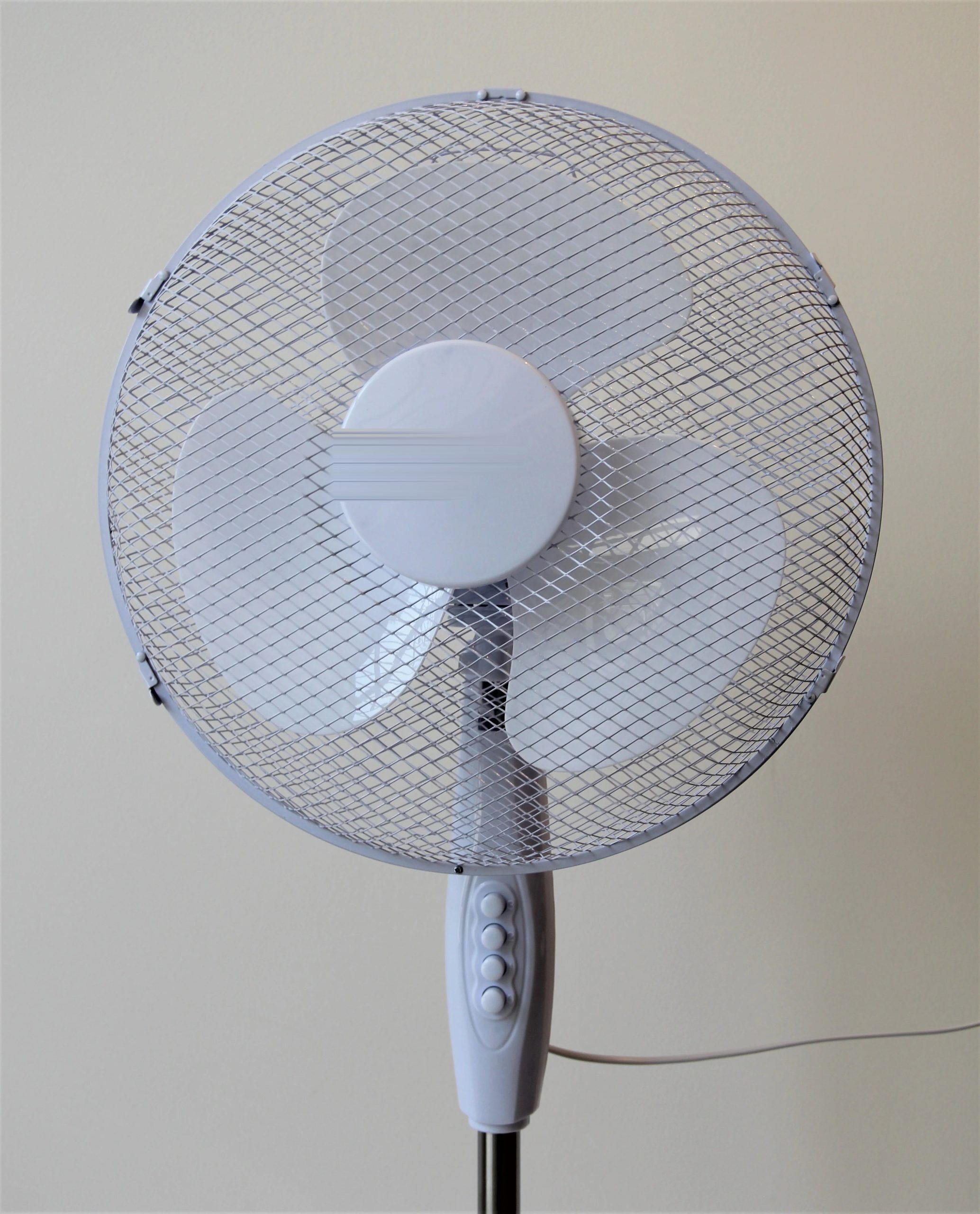 Ventilador de pie, diámetro 40cm, blanco, OVP2-B40B