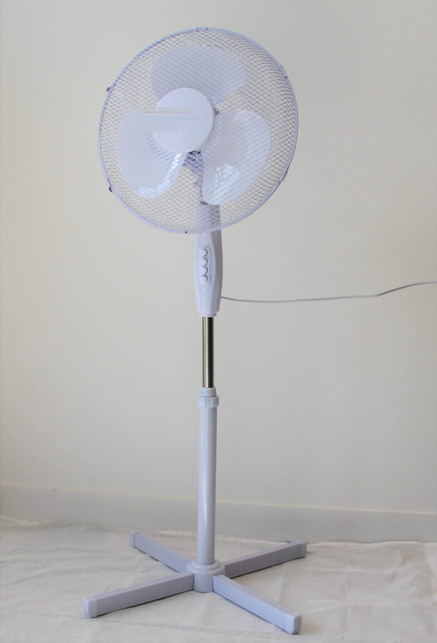 Ventilador de pie, diámetro 40cm, blanco, OVP2-B40B